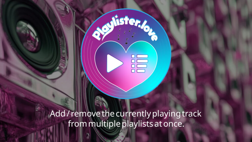 Playlister – an open source Spotify vibe playlist builder